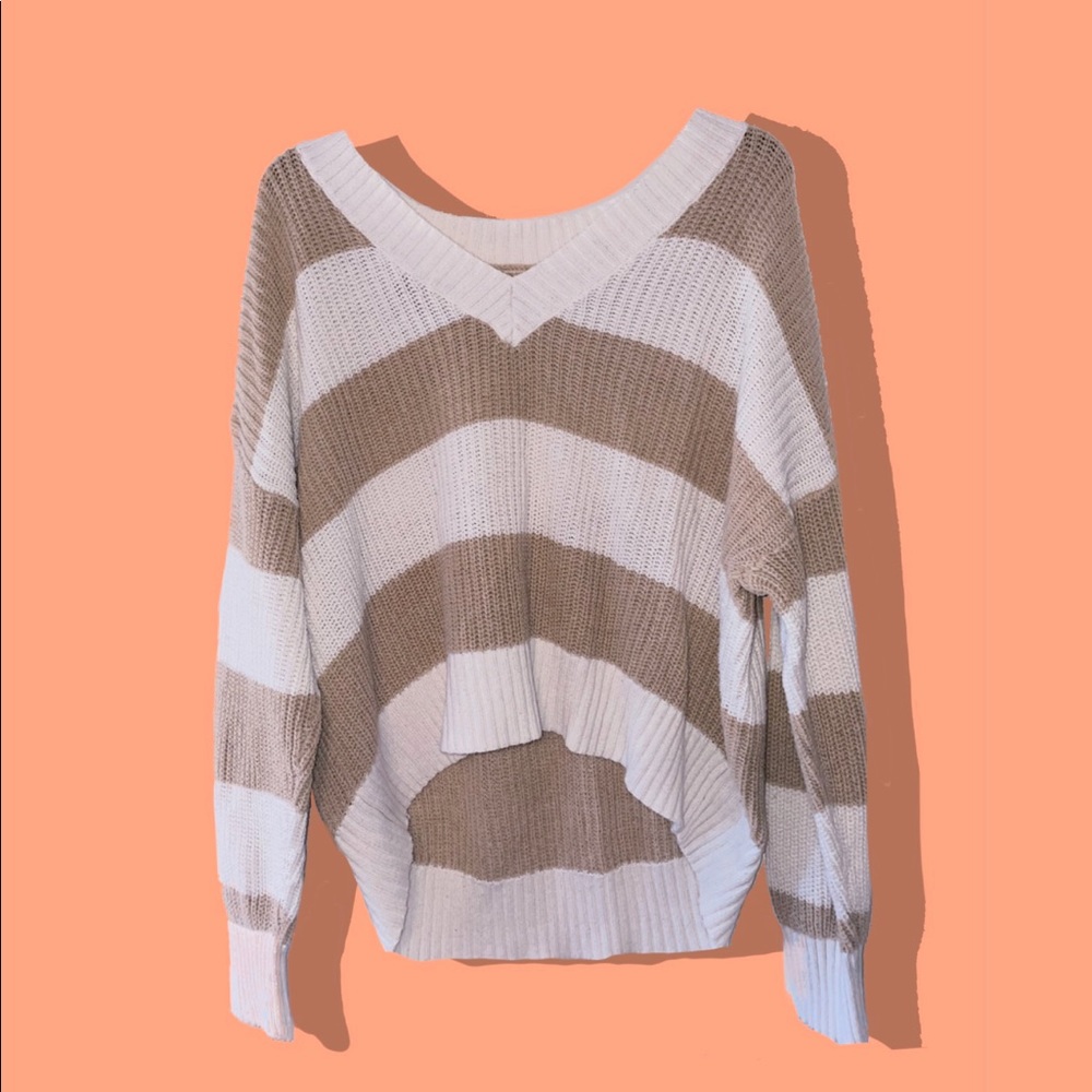 American Eagle Oversized Sweater Off Shoulder